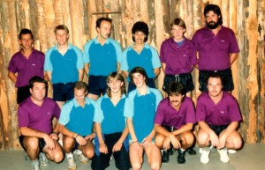 Gruppenbild erstes Spiel mit Gegner